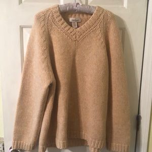 Ermenegildo Zegna butter pure cashmere sweater XL